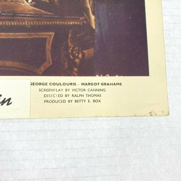 The Assassin Venetian Bird 1952 Lobby Card Movie Poster Richard Todd Eva Bartok - Picture 5 of 7